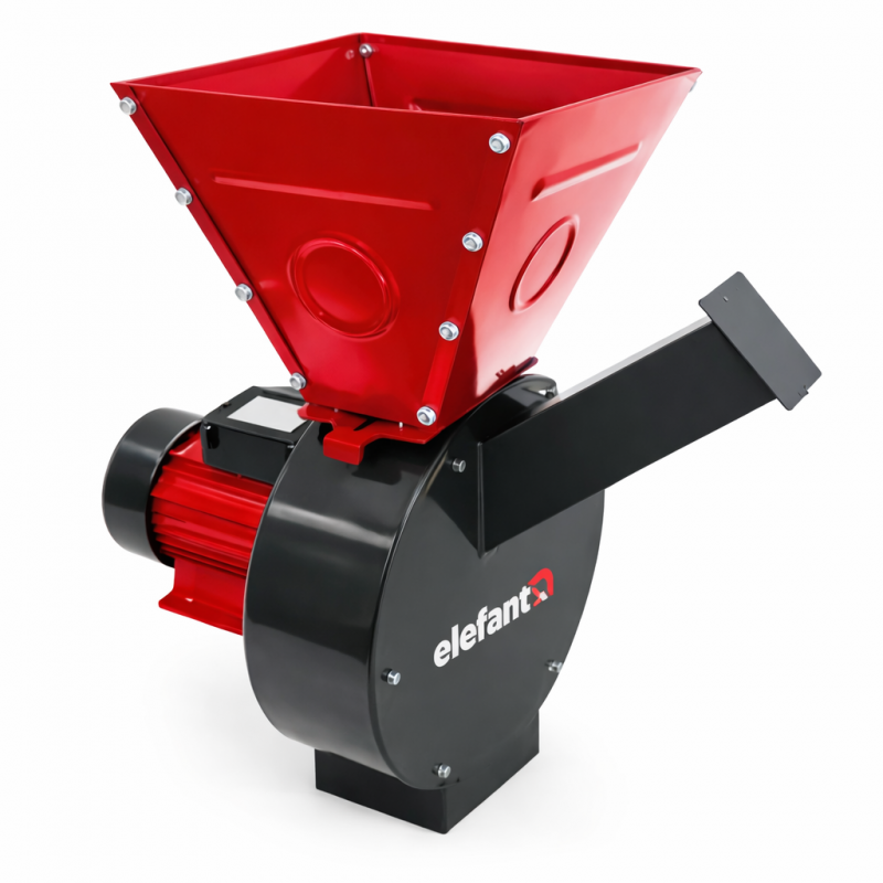 Moara electrică cu ciocanele pentru măcinat cereale și știuleți 2 in 1 Elefant CM-1.5G