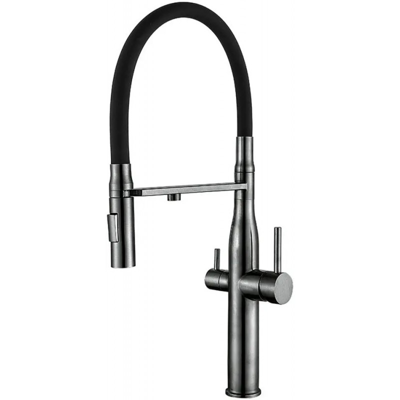 Смеситель для мойки Mixxus VTM-021 Reflector (Graphite/Black) Смеситель для мойки Mixxus VTM-021 Reflector (Graphite/Black)