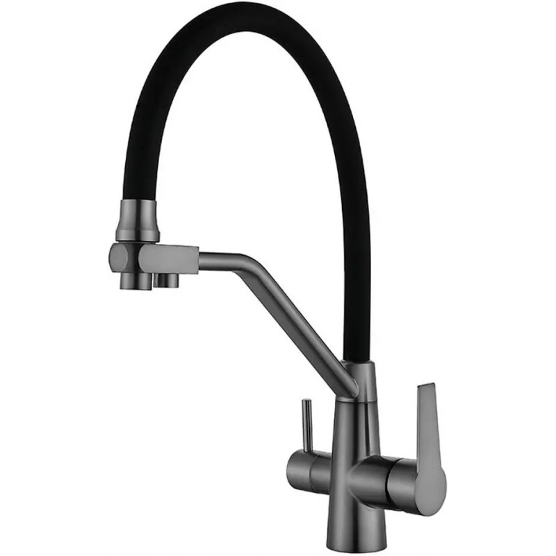 Смеситель для мойки Mixxus FUL-021 Reflector (Graphite/Black) Смеситель для мойки Mixxus FUL-021 Reflector (Graphite/Black)