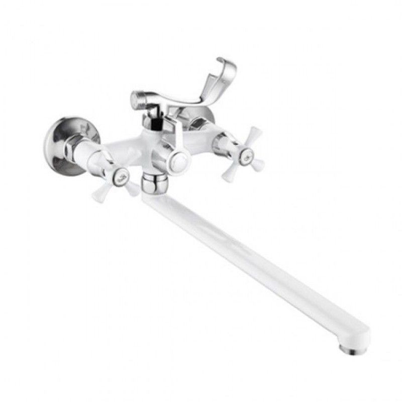 Смеситель для ванны Mixxus Omega 140 White