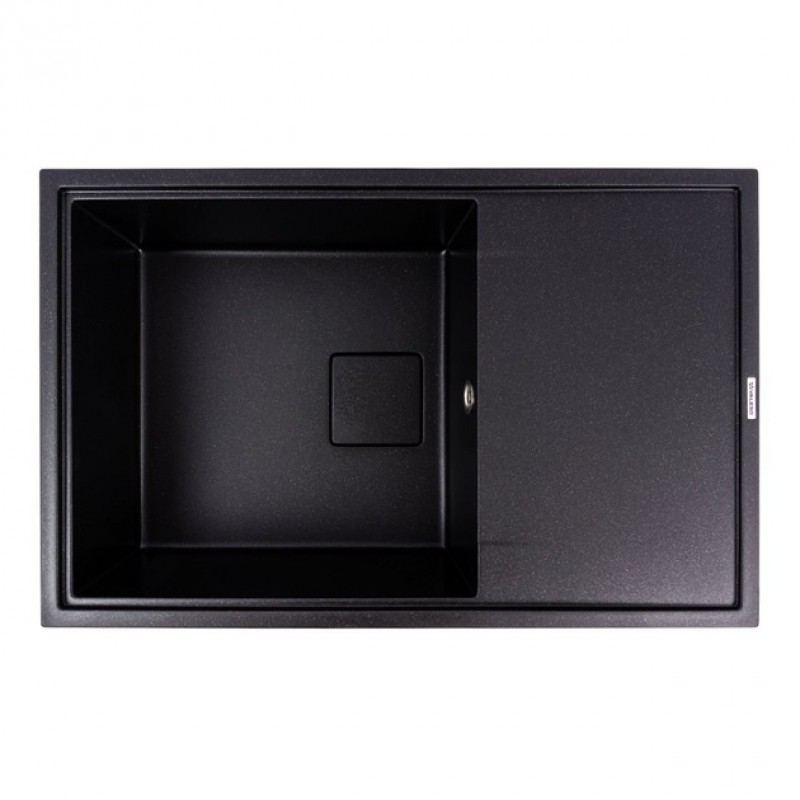 Гранитная мойка для кухни VALESO GALANS 7850 матовая Черный металлик Гранитная мойка для кухни VALESO GALANS 7850 матовая Черный металлик