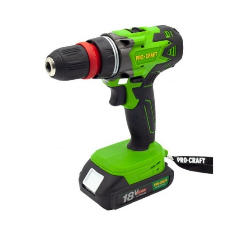 Шуруповерт аккумуляторный ProCraft PA18Li DFR