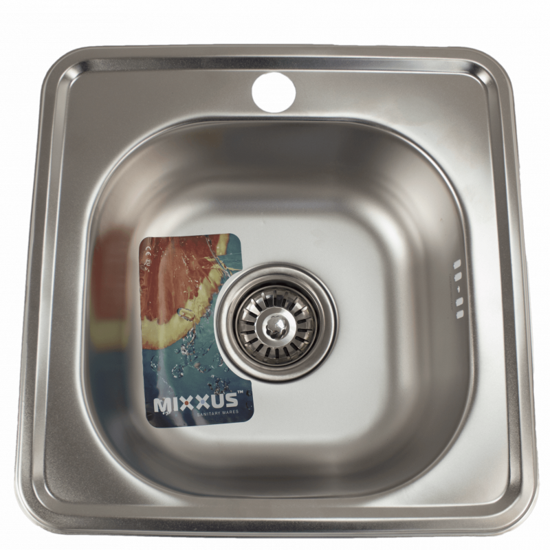 Мойка кухонная  Mixxus, Z4848-06-160E, 48cm x 48cm