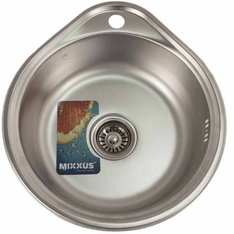 Мойка кухонная  Mixxus, Z4843-08-180MD, 48cm x 43cm
