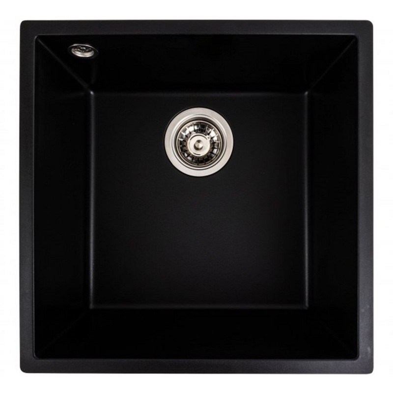 Кухонная мойка Elefant Premium Ruba  4040 Черный Металлик